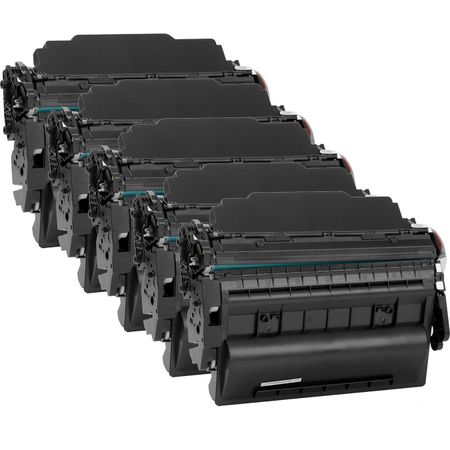 5 Pack HP 87X Black Compatible High-Yield Toner Cartridge (CF287X)
